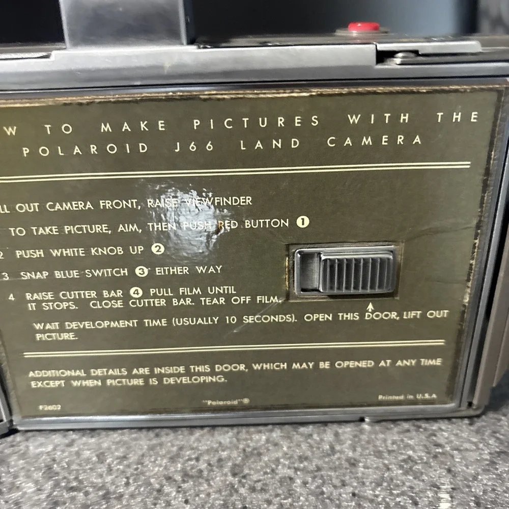 Vintage Polaroid Type Land Camera Model J66